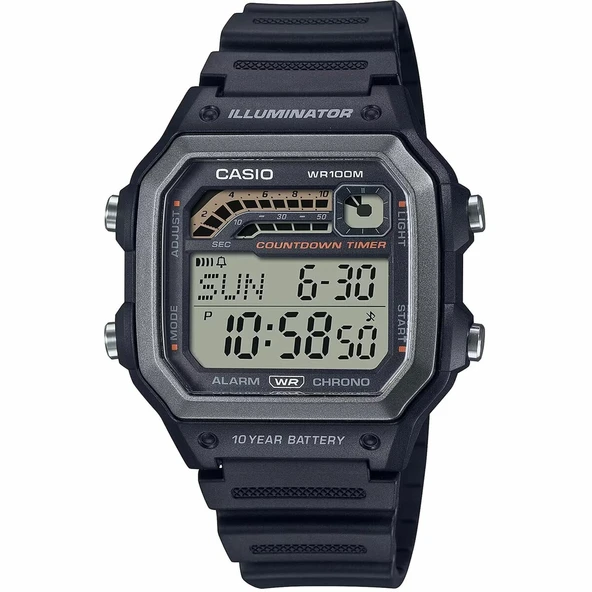 CASIO WS-1600H-1AVDF ERKEK KOL SAATİ - 2