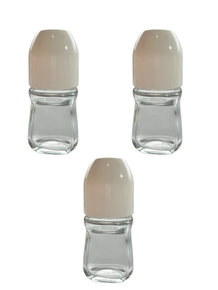 3 Adet Boş Roll-on Şişe 50 CC