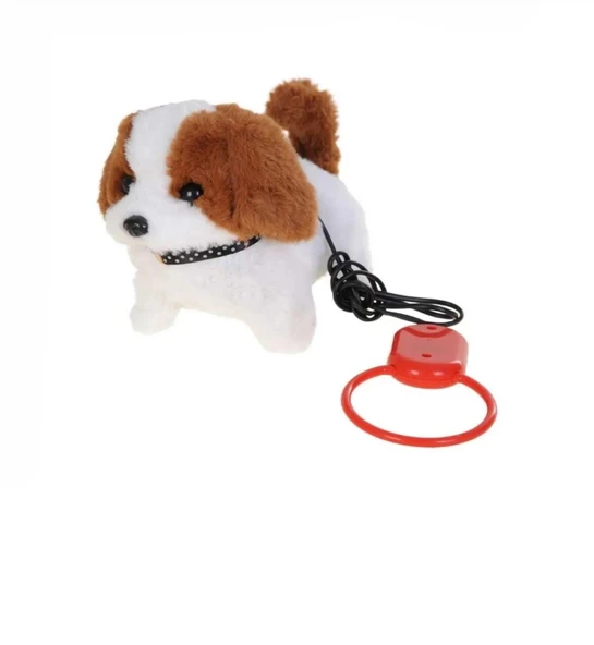 Pilli Kumandalı Sesli Yürüyen Kahverengi Köpek - 1