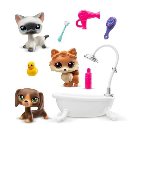 Littlest Pet Shop LPS Minişler Seri 3 Bakım Spa Oyun Paketi Seti - 2
