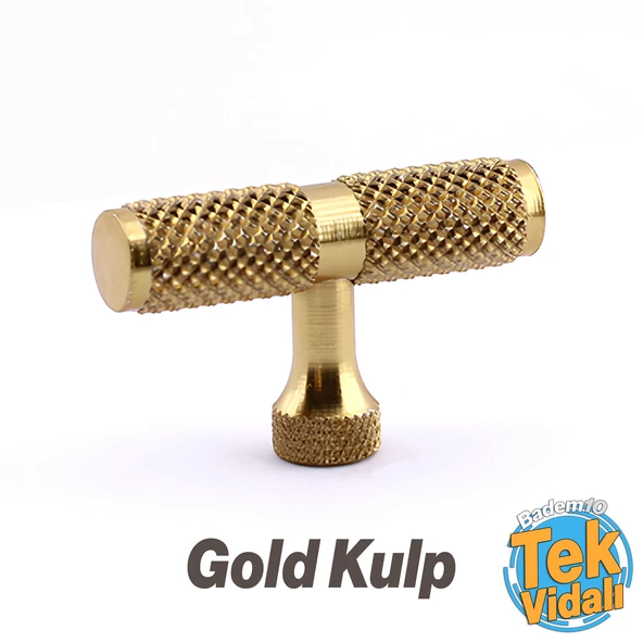 Martin Gold Metal Tek Vidalı Kulp Düğme Mobilya Çekmece Mutfak Dolabı Dolap Modern Kapak Kulpları ürün görseli