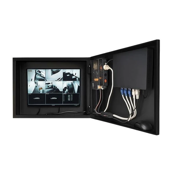 Novacom 45x35x10 Cm Dik Tip Gri Monitör Takılabilen Dvr Kabini - 3