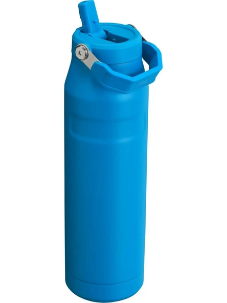 Stanley The IceFlow™ Bottle Flip Straw 2.0 Pipetli Termos Bardak 1,06 LT/36oz  Mavi 10-12111-079 - Resim 2