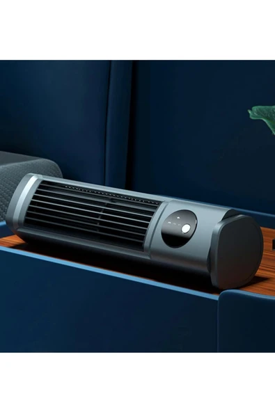 Hepu HP-F21 Masaüstü Kule Vantilatör Şarjlı 3 Kademeli Soğutma - 2