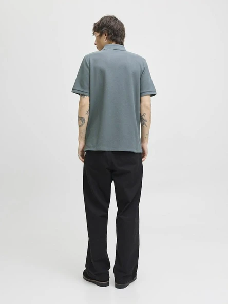 Jack Jones Austın Zıp Fermuarlı  Polo Yaka Erkek Tişört 12279177 - 4