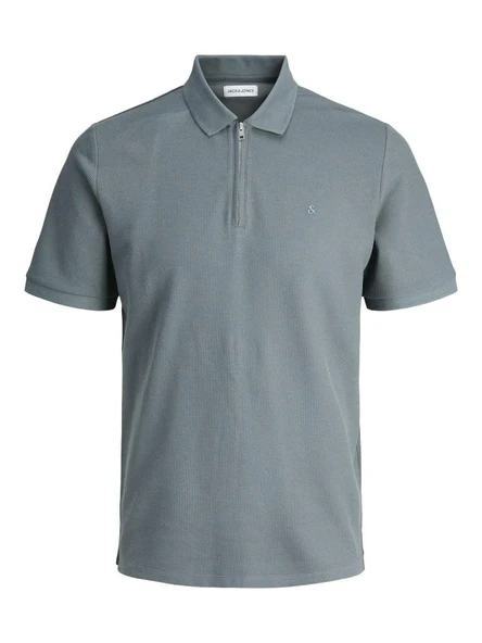 Jack Jones Austın Zıp Fermuarlı  Polo Yaka Erkek Tişört 12279177 - 5