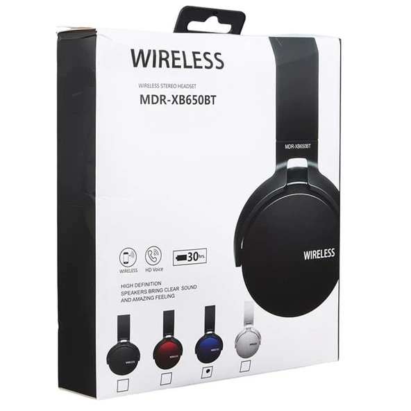 Magicvoice XB650BT Kablosuz Bluetooth Kulaküstü Kulaklık - Resim 4