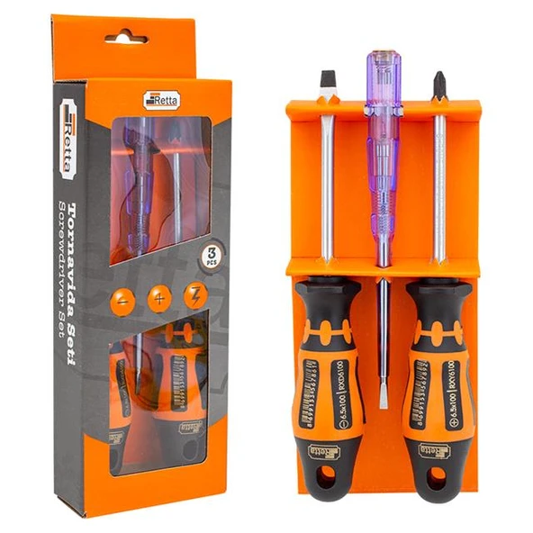 Retta RXS-3000 Tornavida Seti 3 lü Rx Serisi - 3