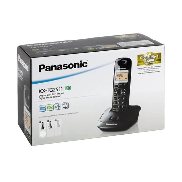 Panasonic KX-TG2511 Siyah Dect Telsiz Telefon - 3