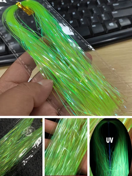 Eagenset Çapari Poşet Sim Ultraviyole Uv Neon Yeşil Balık Sırtı Kırçıl 1 mm 35 Metre