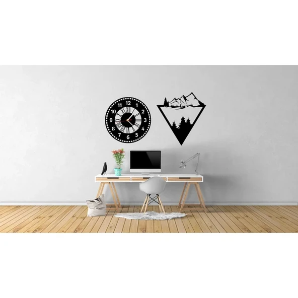 Dekoratif dekor saat+ Dağ ürün görseli 1