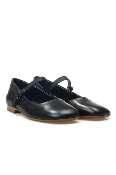 MAMMAMİA D25YA-7145 KÜT BURU BANTLI KADIN DERİ BABET - Resim 4