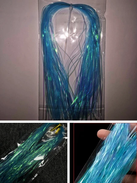 Eagenset Çapari Poşet Sim Mavi Balık Sırtı Kırçıl 1 mm 35 Metre - Resim 3