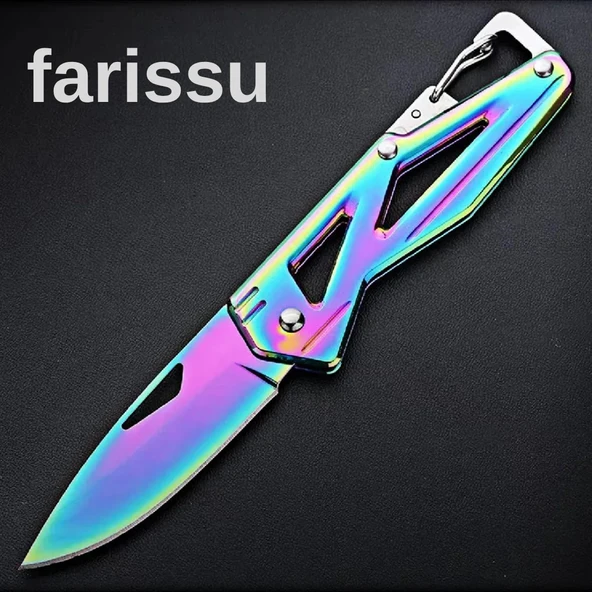 Alaska Mini Gökkuşağı Katlanır Çakı - Ultra Kompakt, Şık ve Çok Amaçlı Cep Bıçağı - 7