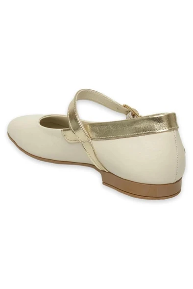 MAMMAMİA D25YA-7145 KÜT BURU BANTLI KADIN DERİ BABET - Resim 10