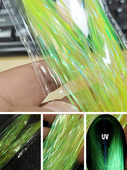 Eagenset Çapari Poşet Sim Ultraviyole Uv Neon Sarı Balık Sırtı Kırçıl 1 mm 35 Metre - Resim 2