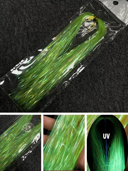 Eagenset Çapari Poşet Sim Ultraviyole Uv Neon Yeşil Balık Sırtı Kırçıl 1 mm 35 Metre - 2