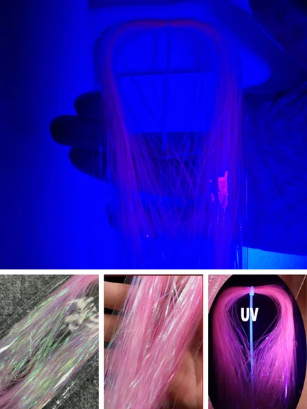 Eagenset Çapari Poşet Sim Ultraviyole Uv Neon Açık Pembe Balık Sırtı Kırçıl 1 mm 35 Metre - Resim 6