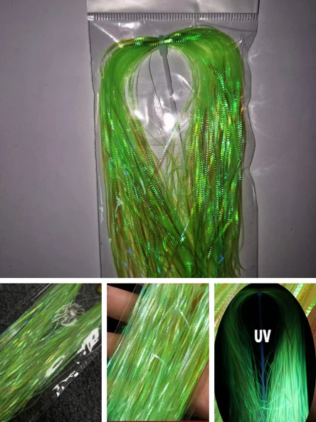 Eagenset Çapari Poşet Sim Ultraviyole Uv Neon Yeşil Balık Sırtı Kırçıl 1 mm 35 Metre - 3