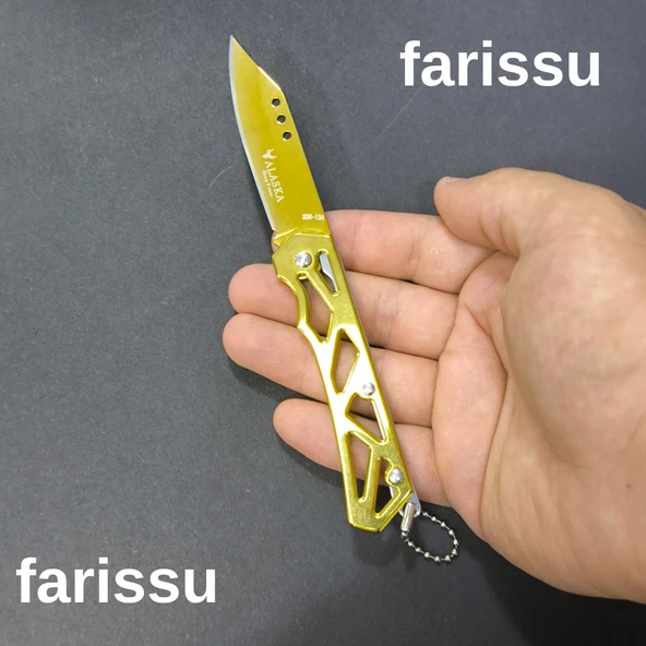 Alaska SDR-13A Gold Katlanır Çakı - Ultra Hafif (42 gr), 165mm Kompakt EDC Bıçak - 4