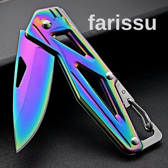 Alaska Mini Gökkuşağı Katlanır Çakı - Ultra Kompakt, Şık ve Çok Amaçlı Cep Bıçağı - 4