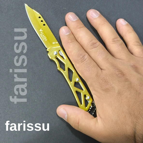 Alaska SDR-13A Gold Katlanır Çakı - Ultra Hafif (42 gr), 165mm Kompakt EDC Bıçak - 5