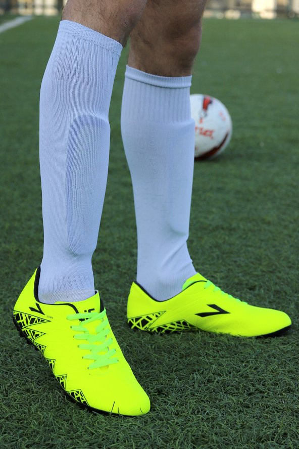 Lig Soma HM Halı Saha Erkek Futbol Ayakkabı Sarı
