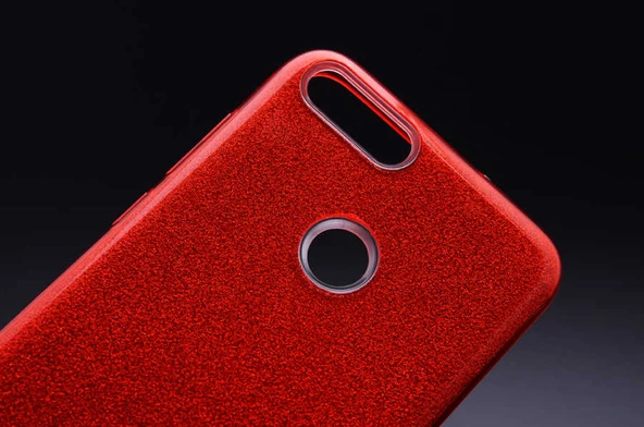 Huawei P Smart Kılıf Zore Shining Simli Silikon Kılıf - Resim 10