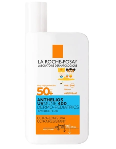 La Roche Posay Anthelios Dermo Pediatrics Uvmune 400 Invisible Fluid Yüz Güneş Kremi Spf50+ 50ml