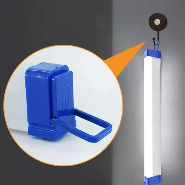 Ledon Ld-1060 Usb Şarjlı Led Aydınlatma Işıldak 3 Farklı Işık Modu - Resim 3