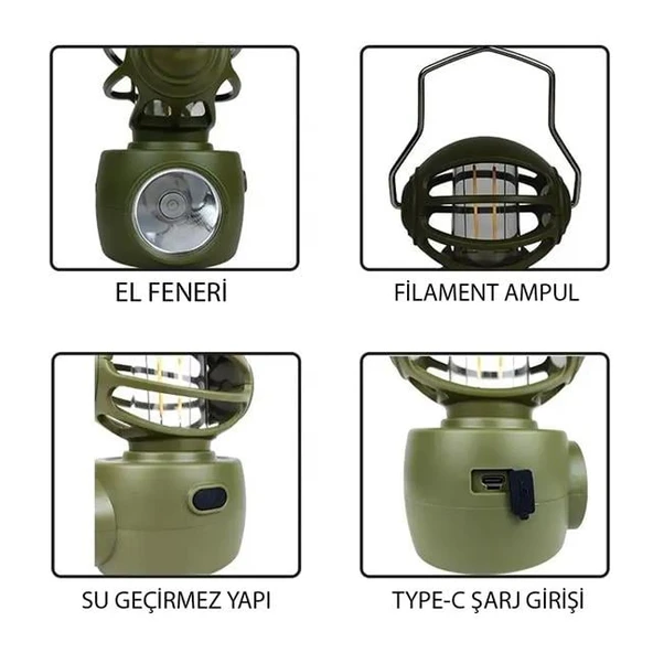 Powermaster LF-3328B 30Watt Kamp Lambası - 2