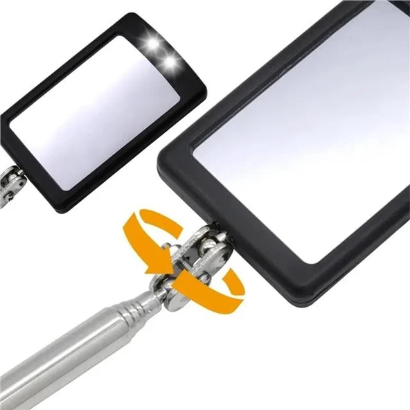 PowerMaster PM-26176 Teleskopik Katlanır Ayna - 4