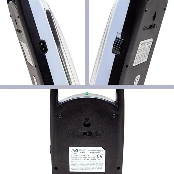 Powermaster Yajia YJ-6828A 62 Led'li Şarjlı Işıldak - 2