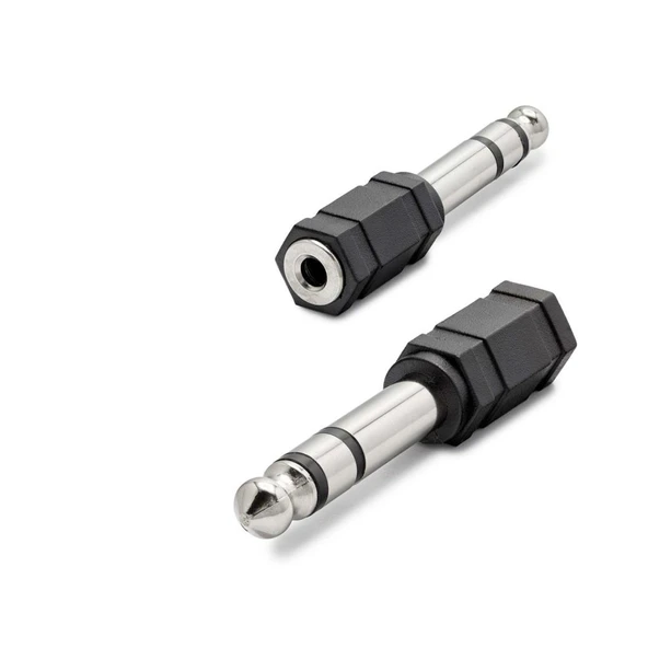 6.5 Mm To 3.5 Mm F Çevirici Enstruman Gitar Siyah HDX1265 - 1