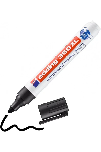 Edding E-360 Xl Tahta Kalemi 1,5-3Mm Siyah Kod: Ed360Xl01