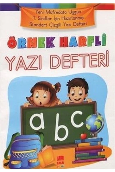 Temel Dik Çizgiden Temel Dik Yazıya Örnek Harfli Çalışma Defteri Ema ürün görseli 1