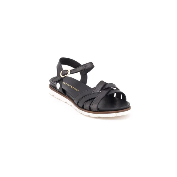 MAMMAMİA D25YS-2910 ORTOPEDİK BANTLI DERİ KADIN SANDALET - 3