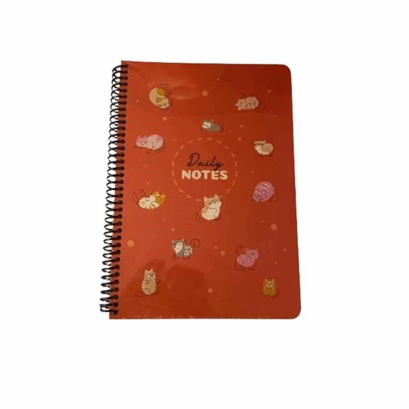 Keskin 17*24 100 Yp.Çizgili Spr.Sert Kareli Kap.Sevimli Hayvanlar Defter 418921-99 - 3