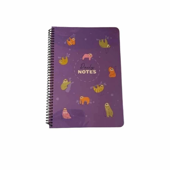 Keskin 17*24 100 Yp.Çizgili Spr.Sert Kareli Kap.Sevimli Hayvanlar Defter 418921-99 - 4