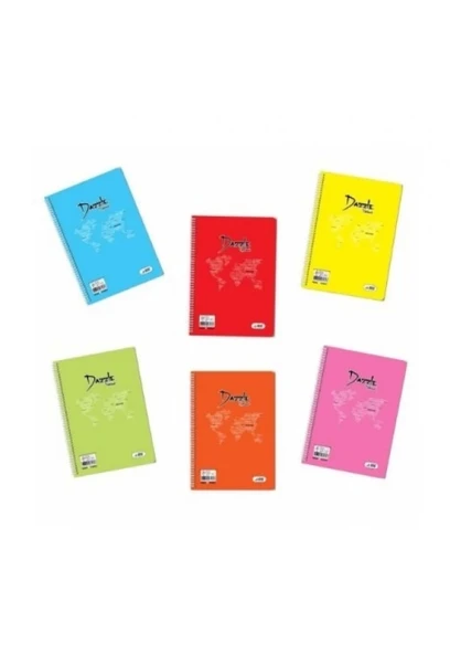 Umut A-4 Dazzle Soft Spiralli Pp Kapak 72 Yp Çizgili Defter