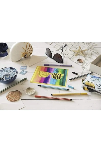 Stabılo Pen 68 Soğuk Gri - 4