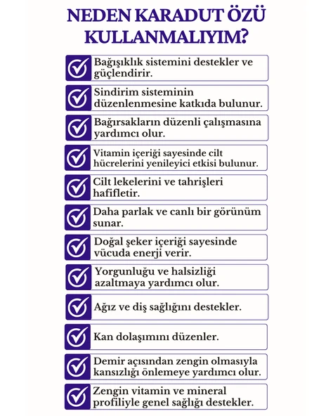 Karadut Özü Şeker İlavesiz Soğuk Sıkım 640 Gr - 2