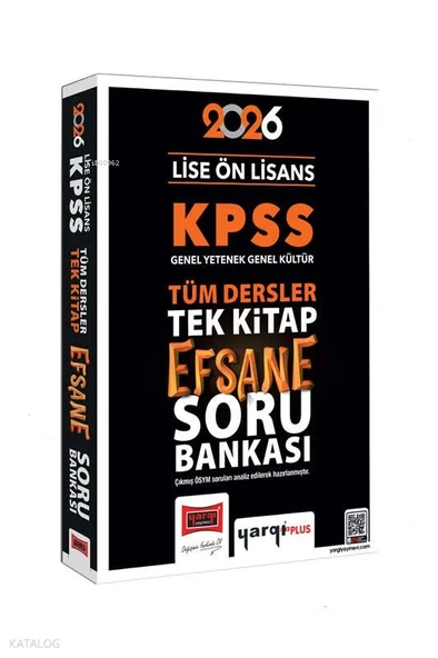 Kpss 2026 Gy Gk Tüm Dersler Efsane Önlisans Soru Bankası