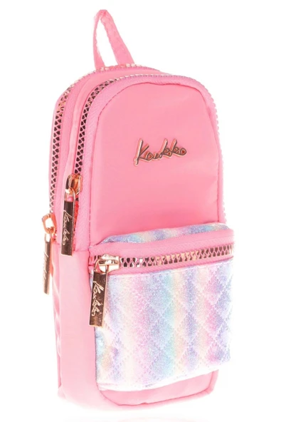 KAUKKO MAGIC GLOSS JUNIOR BAG KALEM ÇANTASI (ROSE) K2510 KARINCA ÇANTA