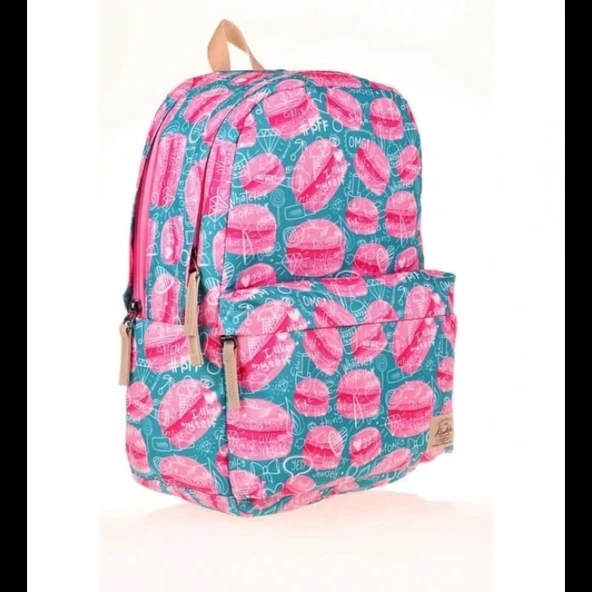 KAUKKO NATURE SIRT ÇANTASI MACARON K1707 KARINCA ÇANTA