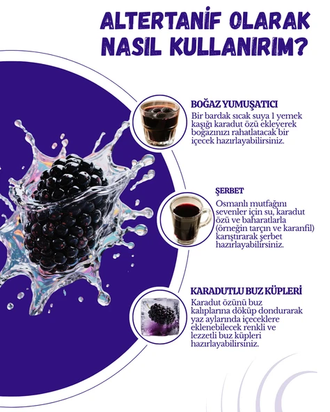 Karadut Özü Şeker İlavesiz Soğuk Sıkım 640 Gr - 5