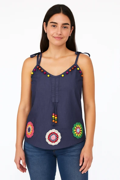 Sarı Gri Yazlık Bustiyer