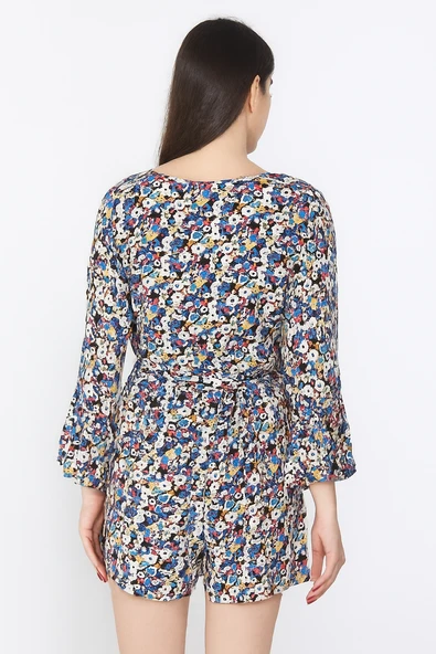 Sarı Gri Yazlık Elbise Kombin - 3