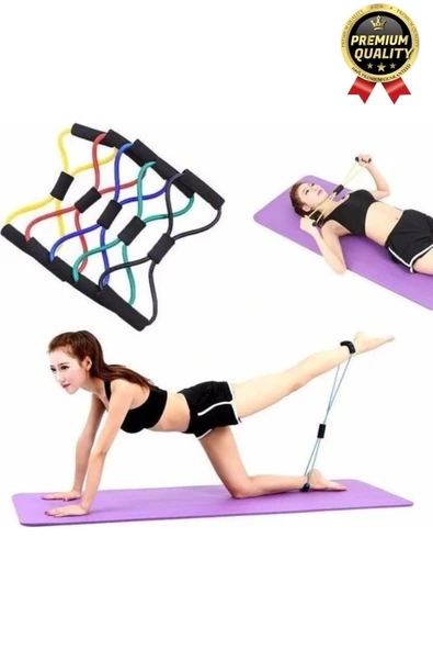 Özel Üretim Spor Aleti Kas Açma Germe Dayanıklı Pilates Jimnastik Yoga Egzersiz Direnç Lastiği - 3