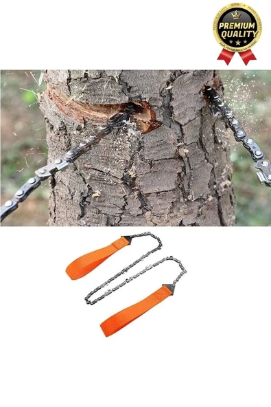 Çok Amaçlı Saplı Taşınabilir Güçlü Dayanıklı Ergonomik Hafif Çantalı Mini Manuel Zincirli Testere - 4